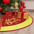 thumbnail image 6 of XEOVHV 36 Inch Large Christmas Tree Skirt Xmas Soft Cover Mat Decor Snowflake Collar Farmhouse Tree Skirt for Holiday Ornaments Party Home Indoor Decorations, 6 of 7