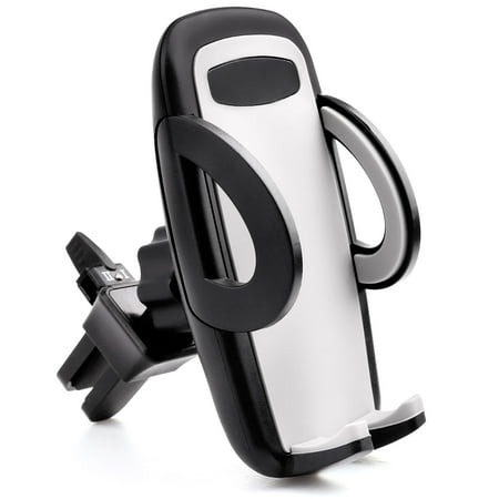 Universal Air Vent Car Mount Holder, Universal Cell Phone Car Holder Cradle for iPhone XR XS XS Max X 8 Plus 7 Plus SE 6s 6 Plus 5 5S GPS Samsung Galaxy S8 S7 S6 S5 S4 Edge LG Android and (Best Iphone 5 Car Cradle)