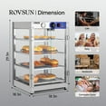 thumbnail image 6 of RovSun 18" 4-Tier Commercial Food Warmer, 6 of 8