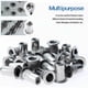 thumbnail image 5 of Tuercas remachables con inserto roscado, tuercas remachables de acero inoxidable 304 para una amplia gama de usos, remaches de superficie lisa para muebles y productos industriales (100 piezas), 5 of 5