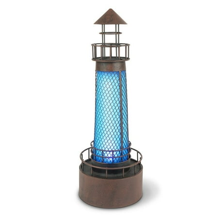 

Solar Lighted Metal Light House