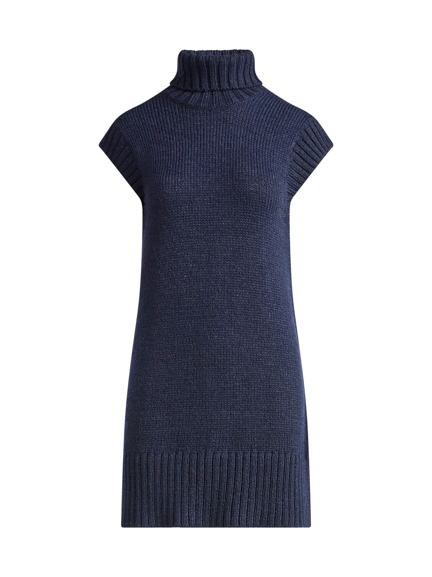 Free Assembly Women's Turtleneck Sweater Mini Dress, Sleeveless, Sizes XS-XXL