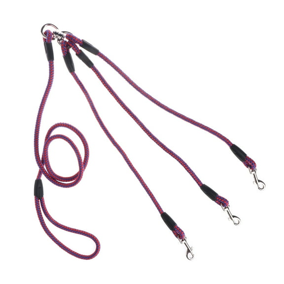 UNTERING Dog Leashes with Nylon Handle Long Nylon Rope Detachable Dog for Double Triple Multiple Pet Puppy
