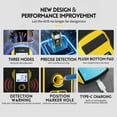 thumbnail image 4 of Portable Handheld Wall Detector Scanner Wooden AC Wires Metal Pipes Rebars Detecting Tool Indicator Light Drill Hole Positioning Tool, 4 of 8