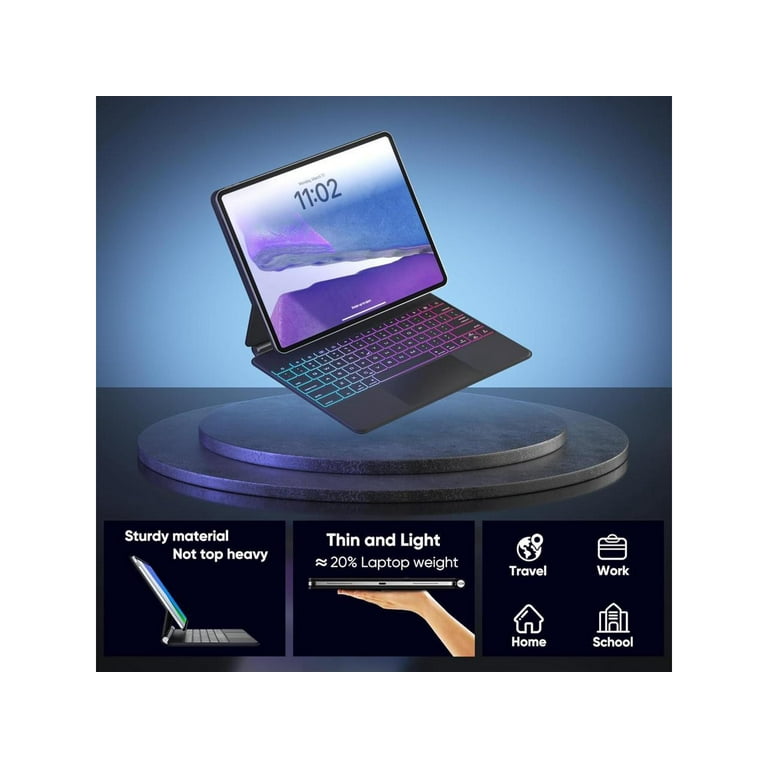 Magic Keyboard Case for iPad Air 13 inch M2 2024, iPad Pro
