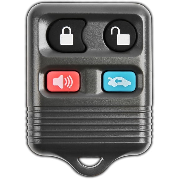 Key Fob for 1995 1996 1997 1998 1999 2000 2001 2002 2003 2004 2005 2006 Ford Crown Victoria Mercury Lincoln Mark VIII Car Remote, 4-Button CWTWB1U313, Programming Guide Included