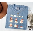 thumbnail image 5 of Pain Scale Snowman T-Shirt | Funny Christmas Snowman Graphic Tee, 5 of 7