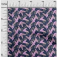 thumbnail image 2 of oneOone Cotton Poplin Medium Blue Fabric Leaves Diy Clothing Quilting Fabric Print Fabric By Yard 56 Inch Wide-aB, 2 of 5