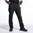 thumbnail image 2 of Men 6 Pocket Cargo Pants Light Regular Stretch Fit UPF50+ Outdoor Daily Pants S-XXL（  1 piece）, 2 of 10