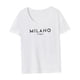 thumbnail image 4 of Camiseta para mujer, ropa de calle, camisetas de verano para mujer, para viajes, deportes, vacaciones, caminar S, 4 of 7