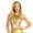 Gold, variant on Women's Wet Look Faux Leather Crop Tops Sleeveless Turtleneck Clubwear Silver S