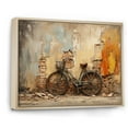 thumbnail image 2 of Designart "Old-World Charm Bike Journey" Bicycle Floater Framed Canvas Wall Art, 2 of 5