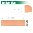thumbnail image 2 of Ydlbay Copper Sheet Metal,2" x 8"-20 Gauge(0.8mm) Thickness,99.9% Pure Copper Plates for DIY, Jewelry, Electrical, Repair, Industrial(2 Pcs）, 2 of 5