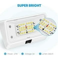 thumbnail image 2 of 12V RV Porch Light w/Switch For Caravan Awning Motorhome Clear Camper Lens K3C5, 2 of 4