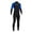 Blue & Black, variant on Men Wetsuit 3mm, Neoprene Wet Suits Front/Back Zip in Cold Water Full Body Dive Suit for Diving Snorkeling Surfing Swimming Canoeing