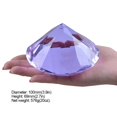 thumbnail image 4 of Figura LONGWIN, pisapapeles con forma de diamante de cristal, 10 cm, color morado, 4 of 7