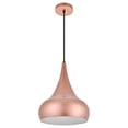 thumbnail image 7 of Classically Modern Ceiling Decorative Aluminum Circa 1 Light Honey Gold Pendant - 11.5"Lx11.5"Wx15"H, 7 of 7