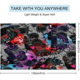 thumbnail image 3 of Yibo Bath Towel, Quick Dry, for Turquoise Blue Sea Turtle Beach Towel for Travel, Swim, Pool, Camping, Outdoors and Sports Towel, 3 of 7