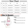 thumbnail image 3 of QLEICOM Womens Swimsuits Tummy Control Plus Size Swimsuit Coverup Fashion One-Piece Sleeveless Printed Bikini Set Swimsuit Push-Up Padded Swimwear Swimsuit Beachwear Purple XL, 3 of 4