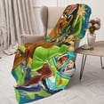 thumbnail image 3 of Scooby Doo Flannel Blanket Cozy Ultra-Soft Micro Throw Blanket For Bed Sofa Couch Car Office Camping Travel All Season Fleece Blanket 50"x40", 3 of 8