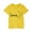 🌈Yellow🌈, variant on Pvkarhg Girls Cute Heart Print T Shirts Fashion Crewneck Graphic Tees Loose Casual Summer Short Sleeve Tops for Kids 3-10 Years Blue