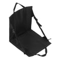 thumbnail image 3 of Equipo de camping, cojín plegable negro, silla plegable portátil para playa, cojín plegable para exteriores, durabilidad extendida, 3 of 8