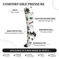 thumbnail image 2 of Rateoe Camping Caravan 2 Compression Socks for Women and Men 20-30mmHg-Circulation Support Socks Knee High Nurse Pregnant Running Medical and Travel Athletic, 2 of 7