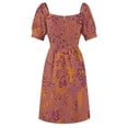 thumbnail image 5 of Orange and Purple Loveliness Sleeveless Dress wedding guest dress 2024 summer clothes Dress woman, 5 of 6
