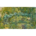 thumbnail image 2 of Claude Monet 14x11 Gold Ornate Wood Frame and Double Matted Museum Art Print Titled - The Footbridge Over the Water-Lily Pond (1919), 2 of 4