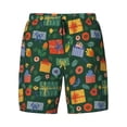 thumbnail image 7 of Uemuo Christmas Gift Pattern Mens Swim Trunks Quick Dry Board Shorts with Mesh Lining, Stretch Beach Shorts Quick Dry No-Chafing Board Shorts-Medium, 7 of 7