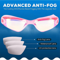 thumbnail image 2 of Gafas de natación, gafas de natación antifugas antivaho para adultos, hombres y mujeres, 2 of 6