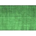 thumbnail image 1 of Ahgly Company Indoor Rectangle Abstract Emerald Green Contemporary Area Rugs, 2' x 4', 1 of 4
