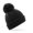 Black, variant on Beechfield Kids Reflective Bobble Beanie