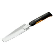 Fiskars Xact Weeder Garden Tool, Stainless Steel Blade with Softgrip Handle