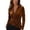 Coffee, variant on Womens Shirts Lapel Solid Color Velvet Feel Long Sleeve Base Layer Top Autumn Winter Slim Fit Dressy Casual Summer Shirts