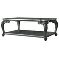 thumbnail image 5 of ACME Delphine Rectangle Coffee Table in Charcoal Finish, 5 of 8