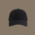thumbnail image 5 of Men's and Women's Ripped & Distressed Baseball Cap, Washed Vintage Dad Hat with Hole Details, Soft Top Classic Fit Cap for Spring and Autumn Casual Wear Black, 5 of 7