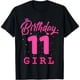 thumbnail image 1 of Camiseta de Cumpleaños 11 Años para Niña, Playera de Fiesta 11 Años, 1 of 5