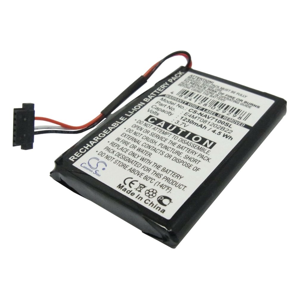 Replacement Battery For NAVMAN 3.7v 1230mAh GPS, Navigator Battery