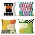 thumbnail image 1 of Juego de fundas de almohada de estilo pop moderno de 35 x 35 cm (juego de 4), 1 of 3