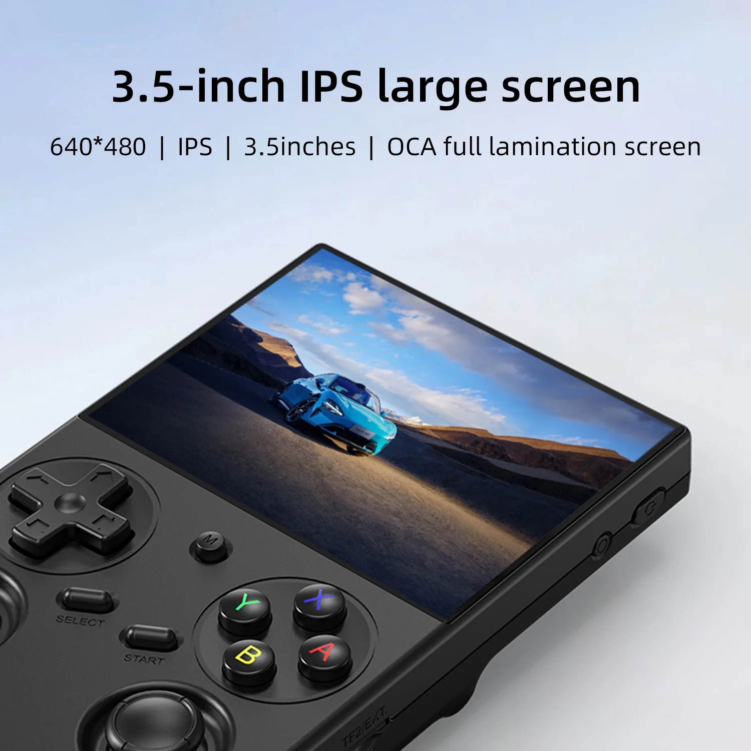 RG35XXPro Handheld Game Consoles Linux 64-bit System Portable Pocket Arcade Support 30+ Simulators WiFi Bluetooth HD Output  Black