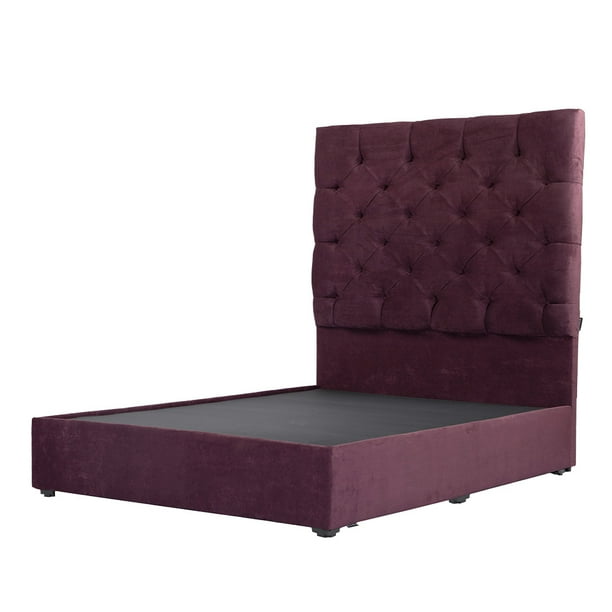 Base cama Individual DICASA + Cabecera Capri Morado