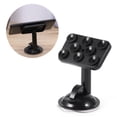thumbnail image 4 of Soporte universal para teléfono de coche con ventosa de silicona de 8 puntos, giratorio de 360 grados (negro), 4 of 5