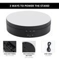 thumbnail image 4 of MasteelfCA 1pc Electric USB Powered Rotating Turntable Display Plate Revolving Stand, 4 of 8