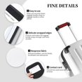 thumbnail image 4 of Luggage Handle Wraps for Suitcase - Suitcase Tags Identifiers for Suitcases, Buffalo Plaid Red Black Fun Luggage Handle Covers, Travel Luggage Accessories Essentials for Flying, 4 of 6