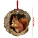 thumbnail image 2 of Christmas Tree Ornament Hanging Decorations, Acrylic Hollow Pendant with Santa Claus Elf Snowman Figures for Holiday Party Gift Home Decoration, 2 of 6