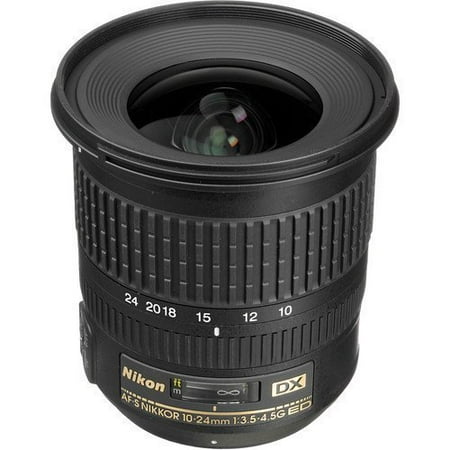 Nikon 10-24mm f/3.5/4.5G ED-IF AF-S DX Autofocus Zoom Lens for Digital SLR Cameras - International Version (No Warranty)
