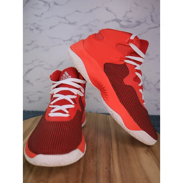 Adi-das Explosive Bounce Sneaker Red Lace Up Basketball Shoes BY3777 Men's Size 7
