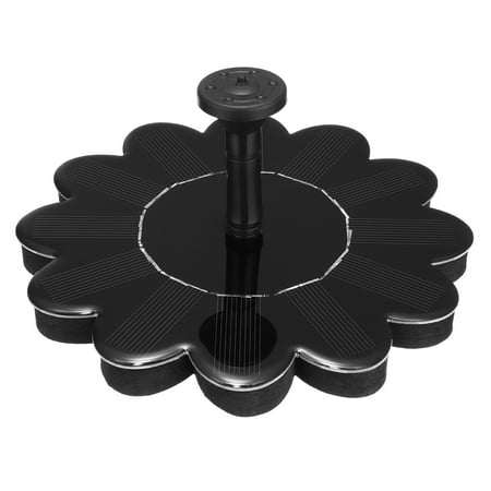 Bubble Panel Water Feature Floating Solar Power Water Fountain, Solar Panel Water Floating Fountain Pump Kit for Fish Tank, Small Pond, Bird Bath, Aquarium, Garden Decoration and Patio ()