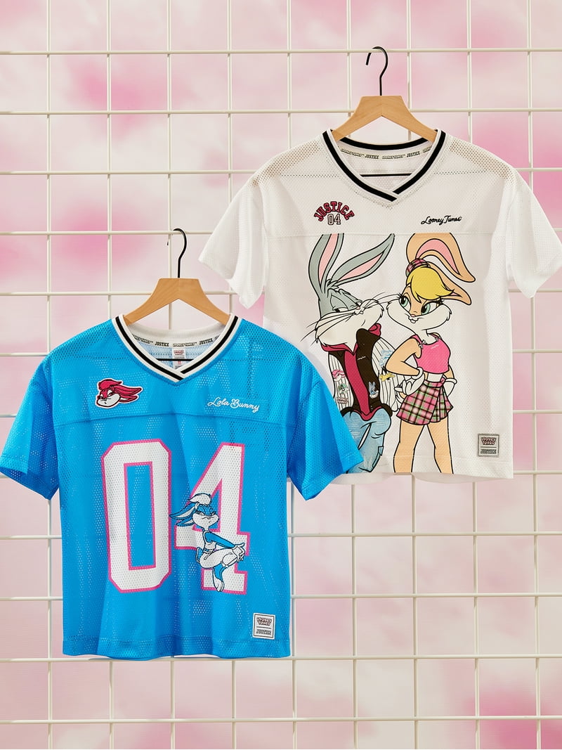 Justice x Looney Tunes Oversized Jersey, Sizes XS - XLP - Walmart.com